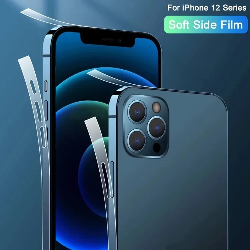 Задняя Гидрогелевая пленка для iPhone 12 Pro Max Mini защитное стекло боковые пленки 13 pro