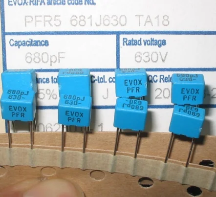 10 шт. бесплатная доставка конденсатор EVOX RIFA 630 в 680P 681 5% PFR5 MKP|Усилители мощности| |