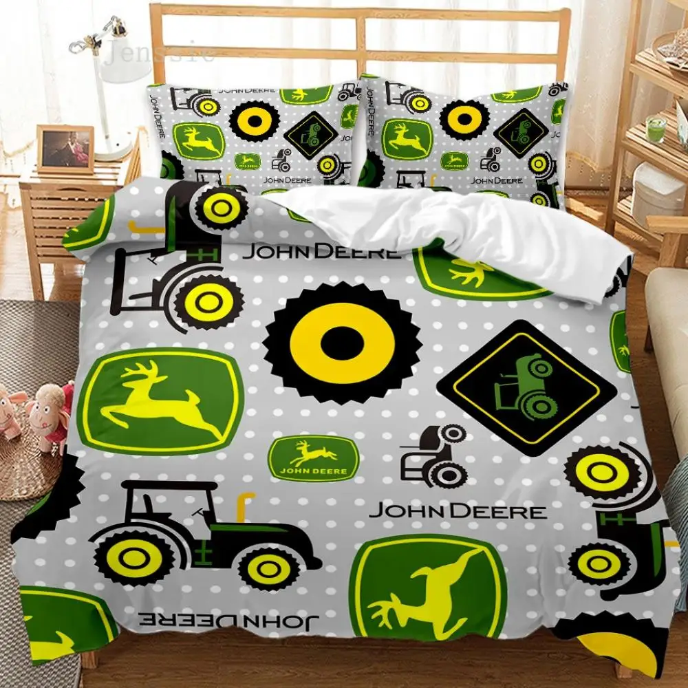 

3D Printed Truck Forklift Lorry Duvet Cover Set For Kids 2/3pcs Single Queen King Bedclothes Bed Linen Bedding Sets No Sheet