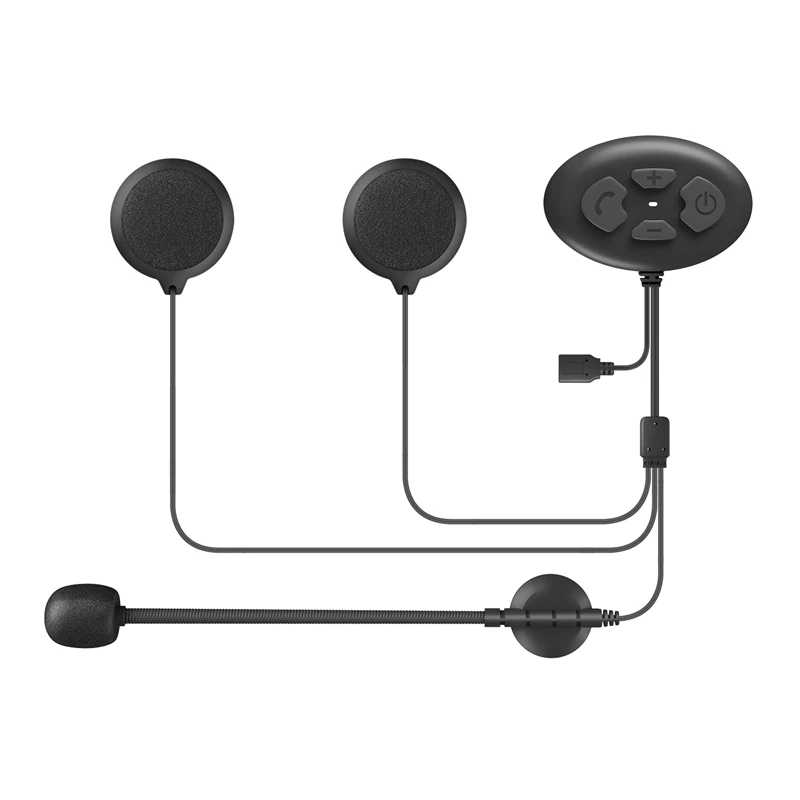 1 компл. Дуплексная Беспроводная Bluetooth гарнитура для шлема мотоциклетный шлем |