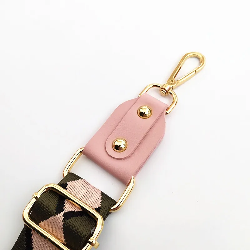 

Polyester Cotton Bag Accessories Adjustable Shoulder Strap Ethnic Style Jacquard Webbing Wide Shoulder Strap One Shoulder Strap