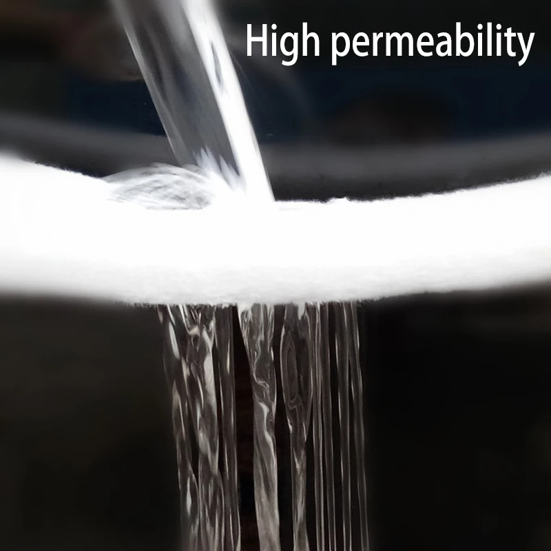 Белая губка для фильтрации аквариумной рыбы со сплошным биохимическим хлопком.