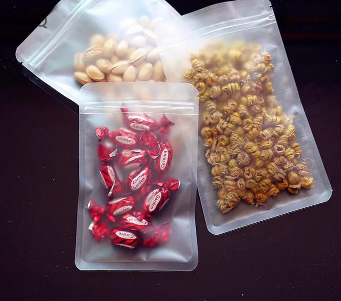 50 шт Ziplock крафт-бумажный пакет с окном маленький оконный мешочек для упаковки |