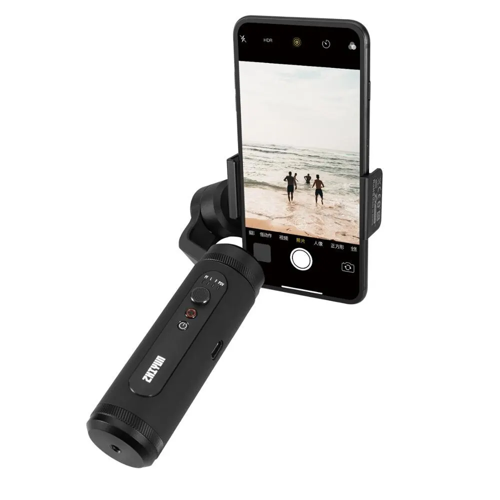 Zhiyun Smooth Q2 3 осевой Ручной Стабилизатор для iPhone 11 /11 Pro/Xs/7/6 Plus Samsung S8 S7 S5 / Huawei и т. Д.