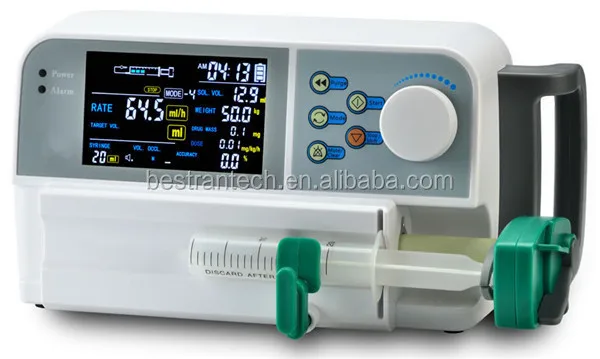 

BT-SP500 hospital surgical room equipment medical Single-Channel Portable cheap Veterinary Syringe Pump electric syringe pump