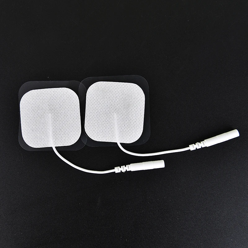 

20pcs/lot Electrode Pads Tens Electrodes for Tens Digital Therapy Machine Massager 4x4cm Nerve Stimulator with 2mm Plug