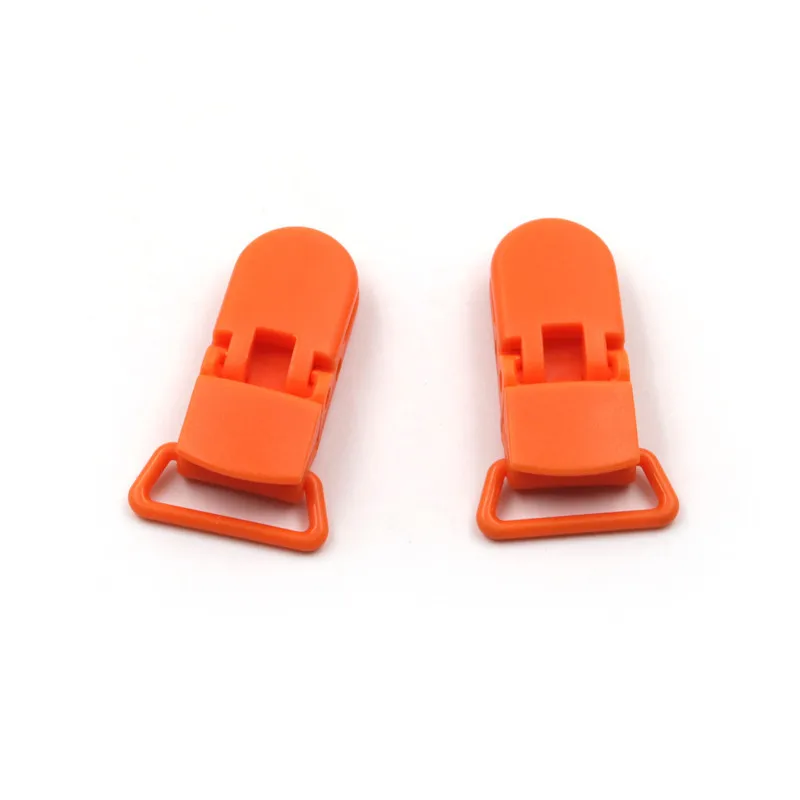 deep orange 10 шт. Детская Соска с зажимом и цепью, пищевая Соска с зажимом, пустышка для новорожденных, пустышка с зажимом на цепочке, держатель с 20 клипсами - Цвет: deep orange