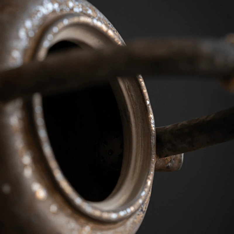 Керамический чайник ручной работы в японском стиле 450 мл