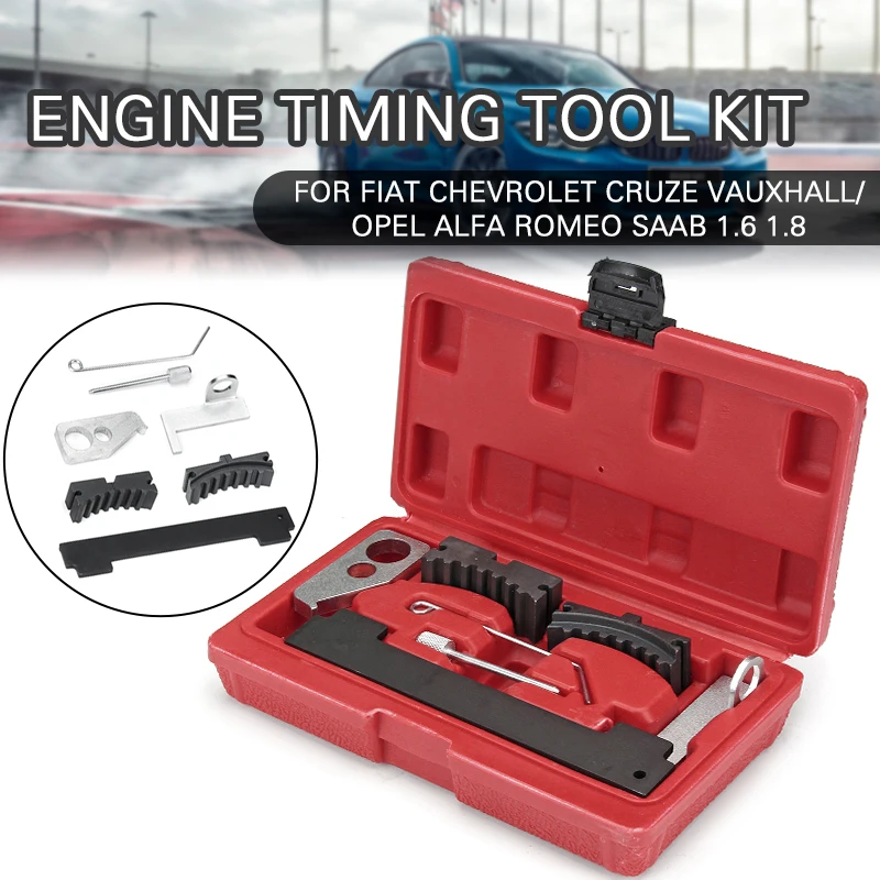 

7pcs Camshaft Engine Timing Tool Kits Car Garage Repair Tools For Fiat Chevrolet Cruze Vauxhall Opel Alfa Romeo Saab 1.6 1.8