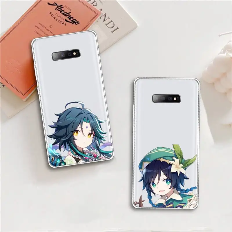 

Genshin impact cute cartoon Phone Case Transparent For Samsung Galaxy A S Note J 5 8 51 2016 Prime 20 Ultra 6 7 Edge PLUS 21