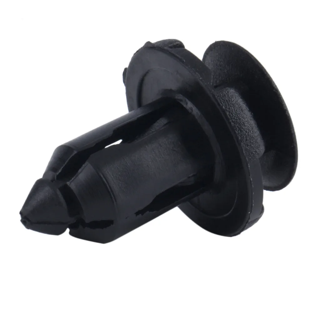 

9mm Hole 50pcs Auto Car Parts Panel Trim Clips Plastic Rivet Fastener Black
