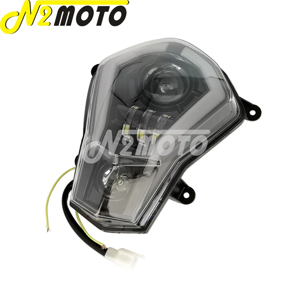 Enduro LED Headlight Replacement HI Low Running Light Turn Signal Auxiliary Integrated For KTM DUKE 125 200 250 390 11-16 |