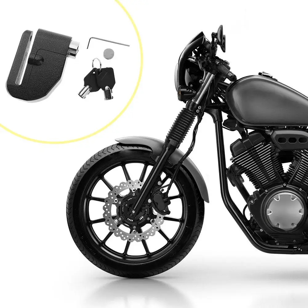 VODOOL Универсальный дисковый тормоз мотоциклетный замок Громкая сигнализация