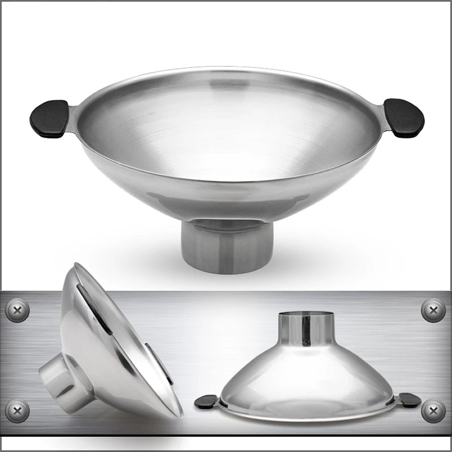 Funnel Stainless Steel Large Diameter Wide-mouth Oil Pickles Milk Filling Household | Дом и сад