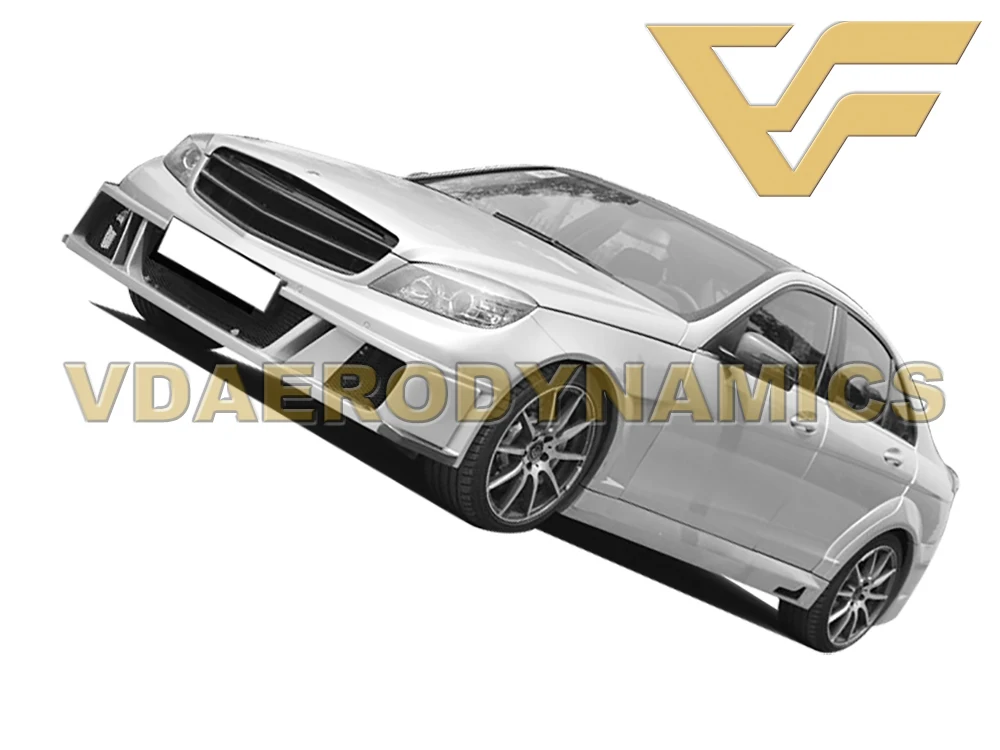 Подходит для BENZ C180 C200 C220 C250 C300 C320 C350 VAD BRS Widebody Body Kit всего 18 шт.|kit kits|kit bodykit 10 |