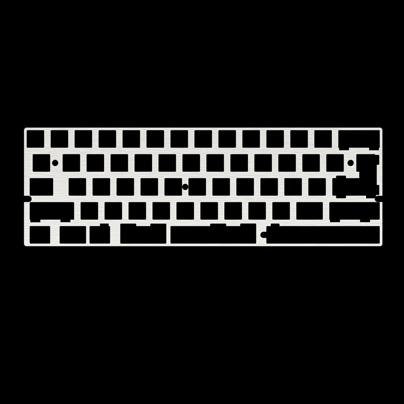

CNC Aluminum/Brass 60% Plate For DZ60 Customized Mechanical Keyboard PCB