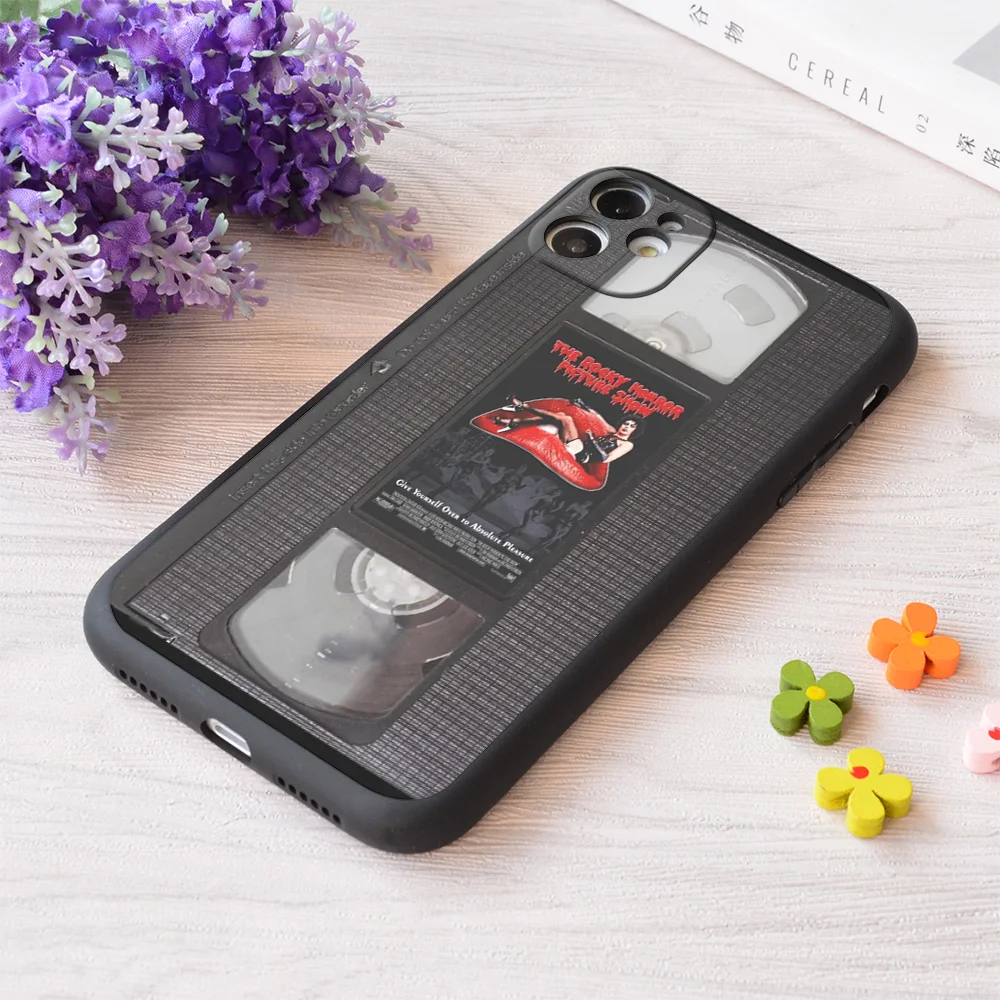 

For iPhone Rocky Horror Picture Show Vhs Print Soft Matt Apple Case