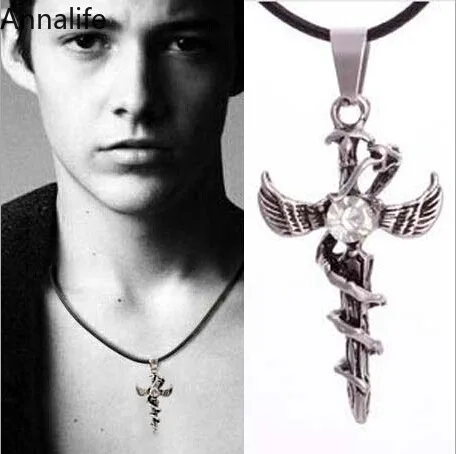 Хрустальный крест ожерелье 2019 винтажные Цветные Крылья хрустальные золотые