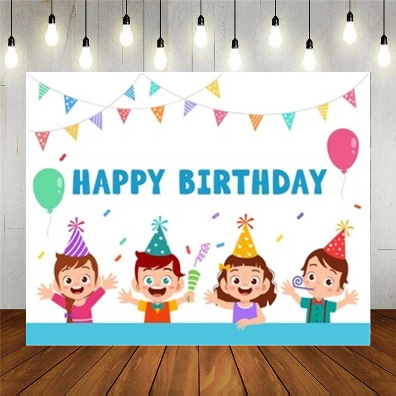 Реквизит для фотостудии Nitree Виниловый фон фотосъемки украшение на день рождения