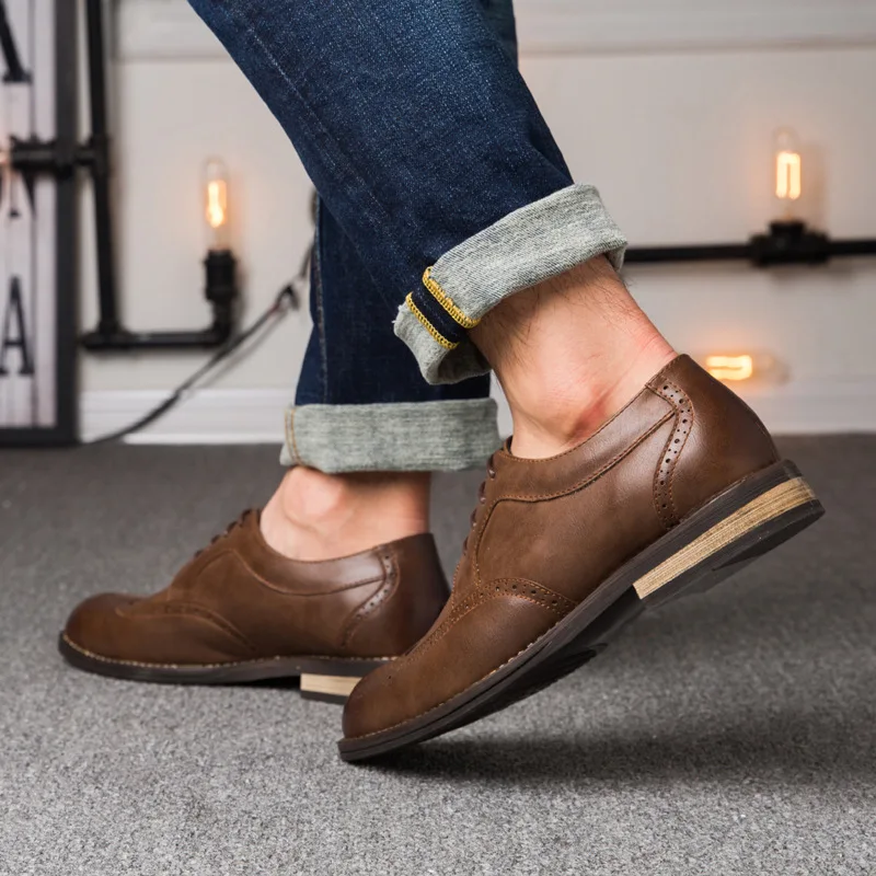 

spring new brocade men's shoes British Style Men's business casual shoes trend men's shoes