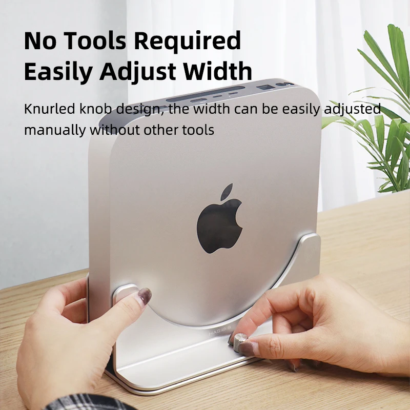 Вертикальная подставка hagибис для Mac Mini из алюминиевого сплава настольная