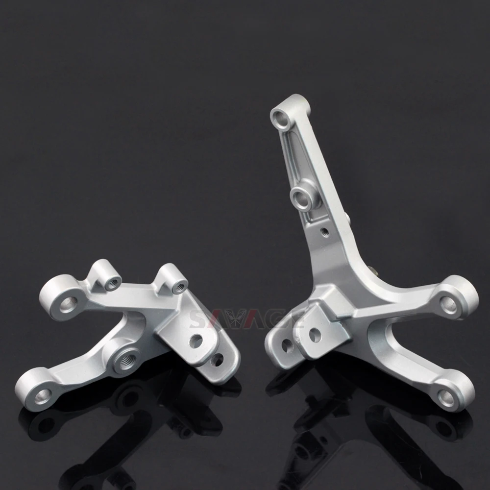 Left and Right Передняя подножка ножная педаль для YAMAHA YZF R25 R3 MT25 MT03-, 16, 17, 18, 19, мотоциклетная обувь левый и правый кронштейн YZFR25 YZFR3 MT-03 - Цвет: Left and Right