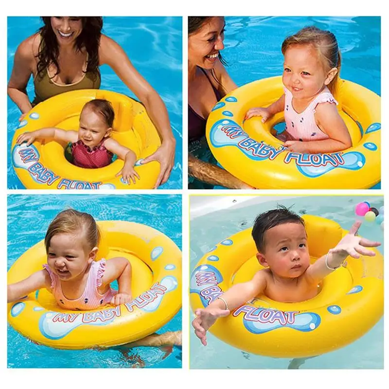 

Baby Swimming Ring Circle Swim Ring Seat Lnflatable Baby float Supplies Safety Summer Toddlers Lifebuoy For Kids Toddler Lnfant