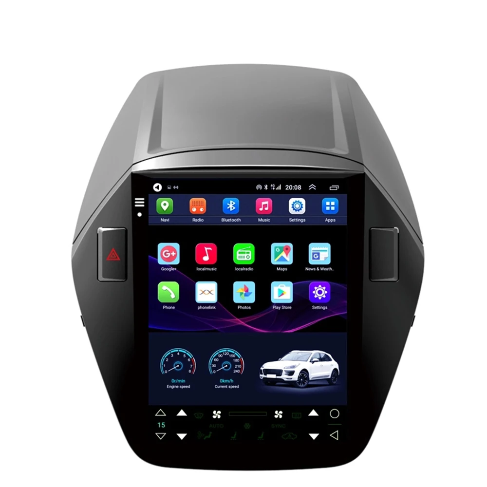 Автомобильный GPS радиоприемник экран 9 7 дюйма Android 10 для HYUNDAI Tucson Ix35 навигация