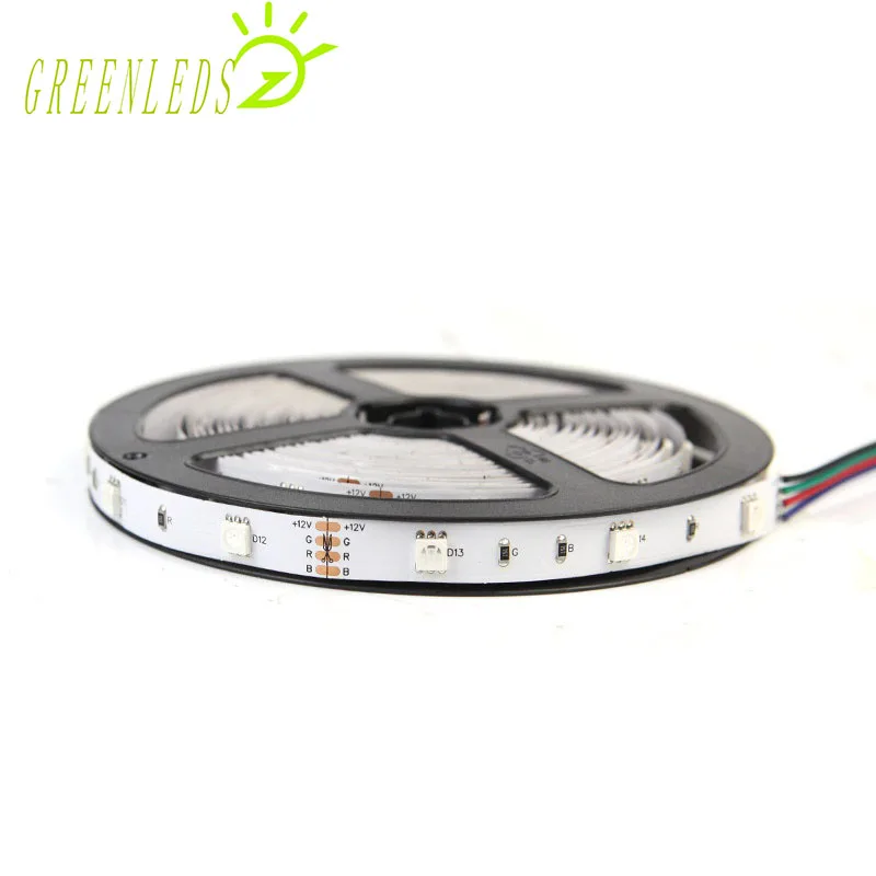 Светодиодные ленты IP20 30 светодиодный на метр цвет RGB 7 2 гибкие DC12 гарантия 3 года |