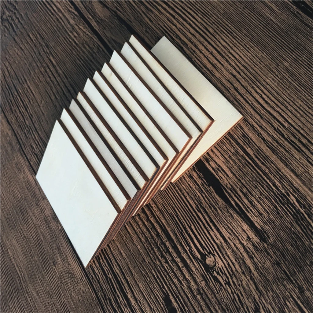 20Pieces Wood Sheets (Thickness of 3mm), Veneer Sheets for DIY Crafts/ for CNC Cutting and Wood Burning images - 6
