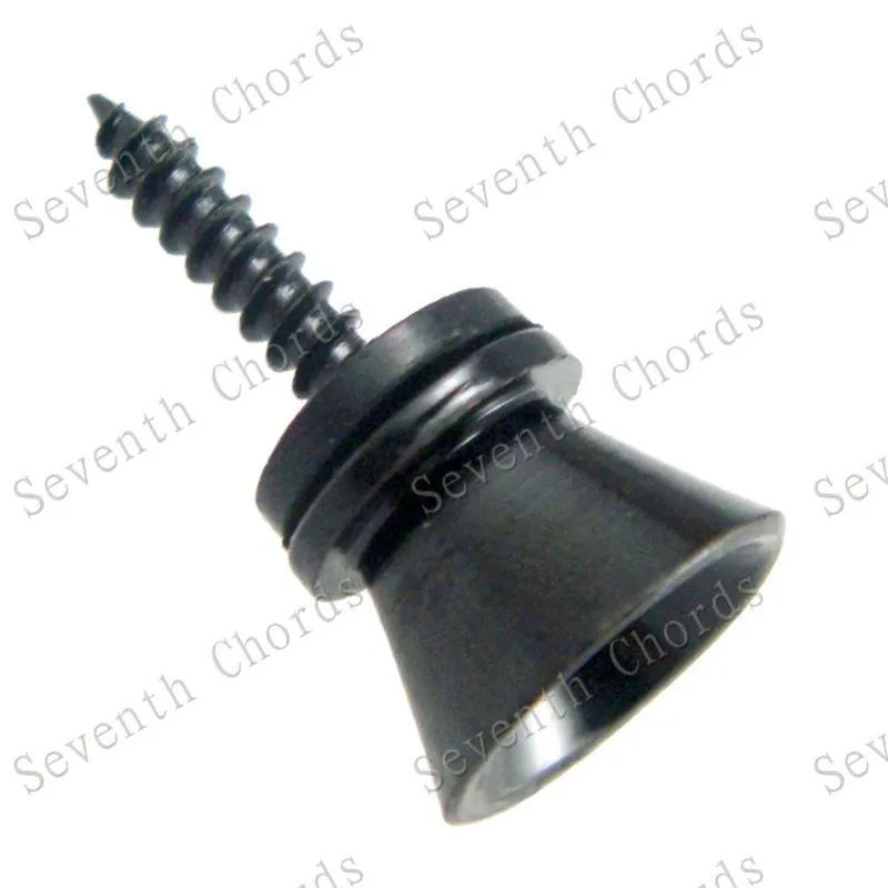 100 шт./лот черный зажим для гитары металлический кнопки бас укулеле|guitar strap button|strap