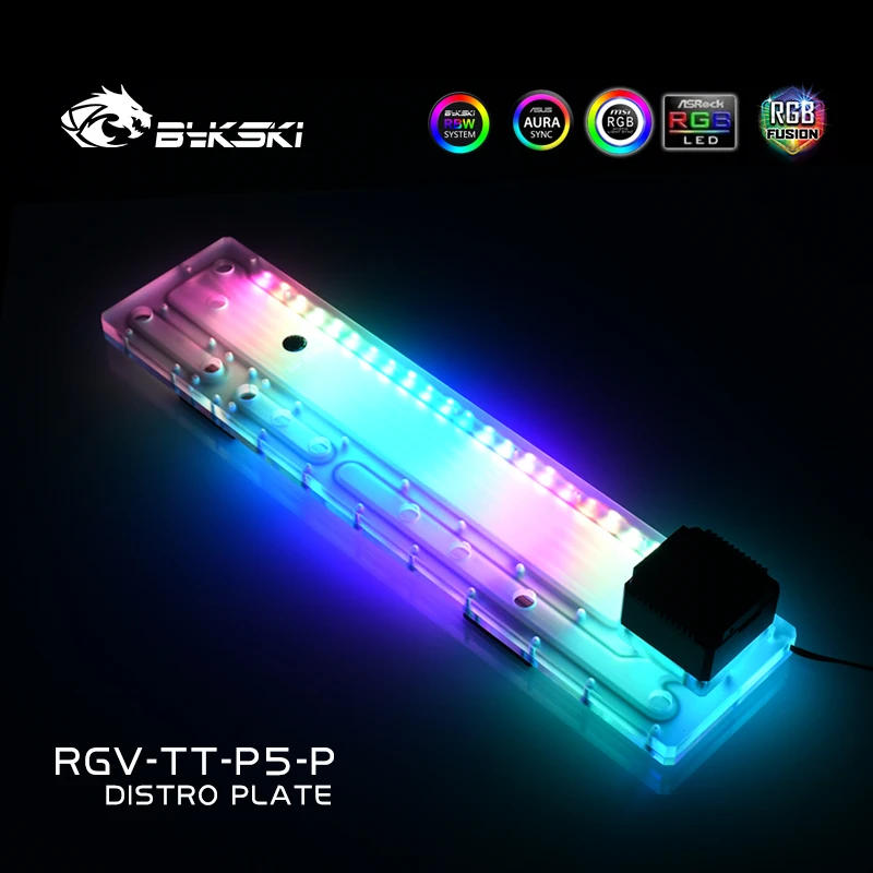 Акриловая доска BYKSKI для раствора водных каналов ThermalTake/Tt Core P5 блока ЦП GPU/3PIN