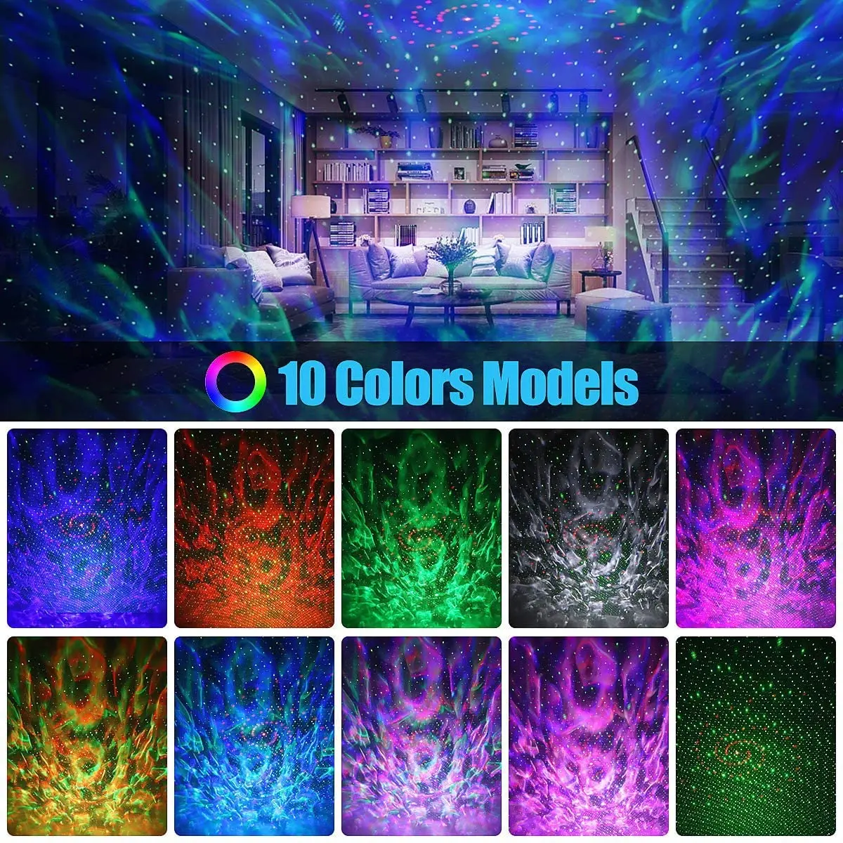 Космический Галактический световой проектор светодиодный Звездный Ночной