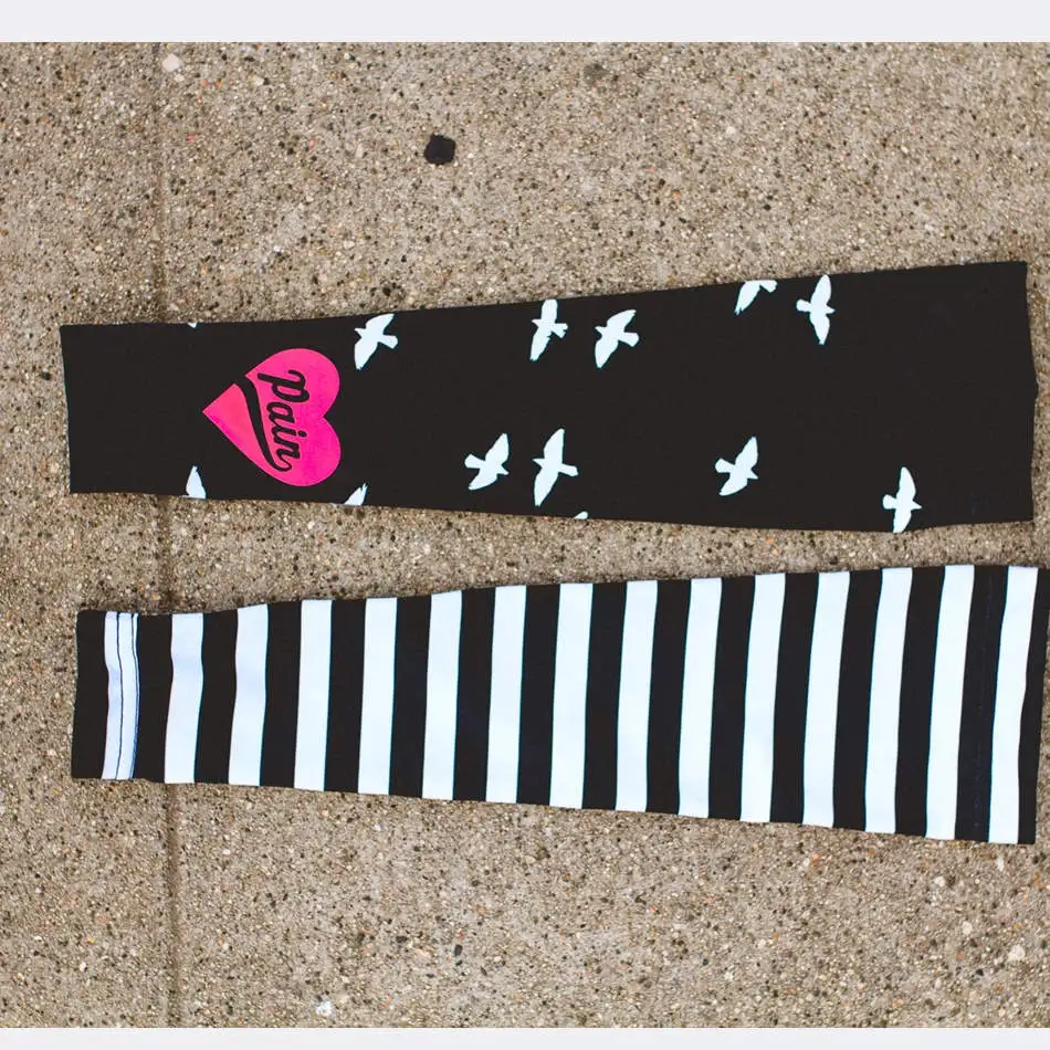 Лето любовь боль прохладный и дышащие велосипедные рукава для защиты рук с