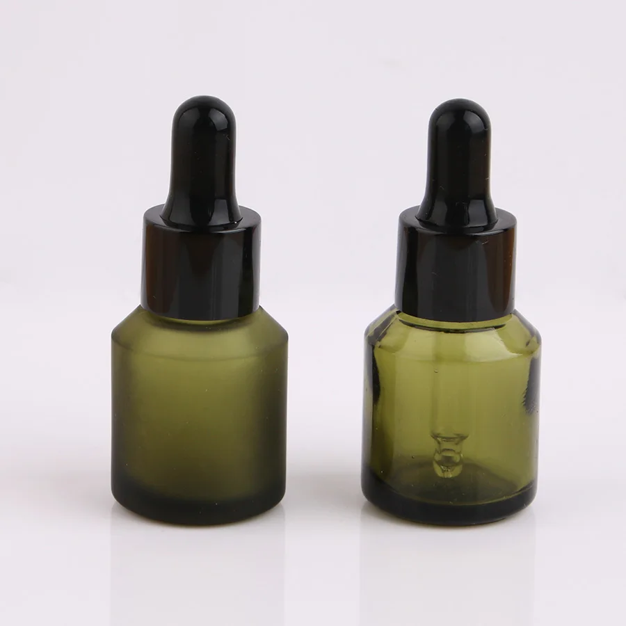 Merx Beauty оптовая продажа 22 шт. 15 мл 1/2 унции стеклянная капельница зеленая бутылка с