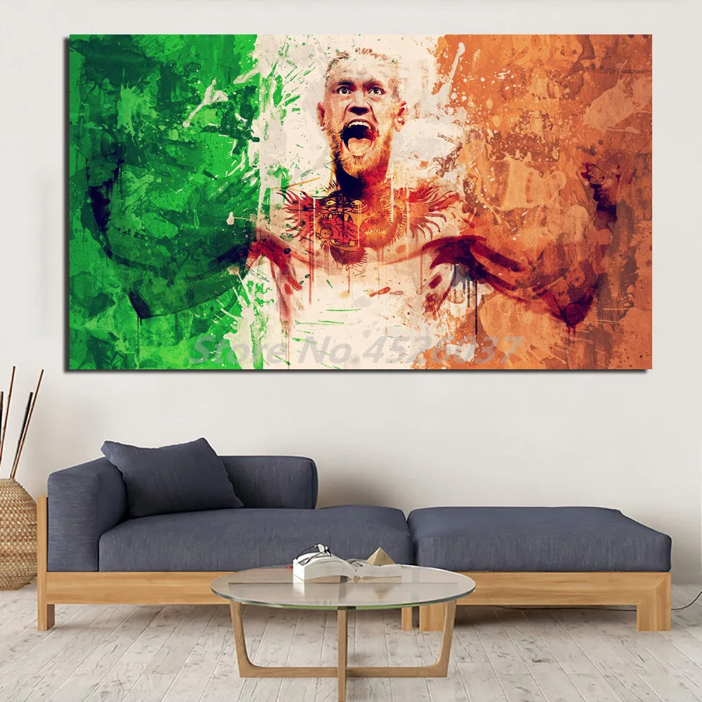 Conor McGregor Canvas Abstract Prints Picture Modular Paintings For Living Room Poster On The Wall Home Decor | Дом и сад