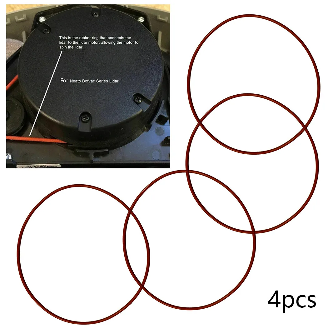 

4x Neato Botvac Lidar O Ring Rubber Belt For 65 70 75e 75 80 85 D75 D80 D85 Household Cleaning Parts Replacement Tools