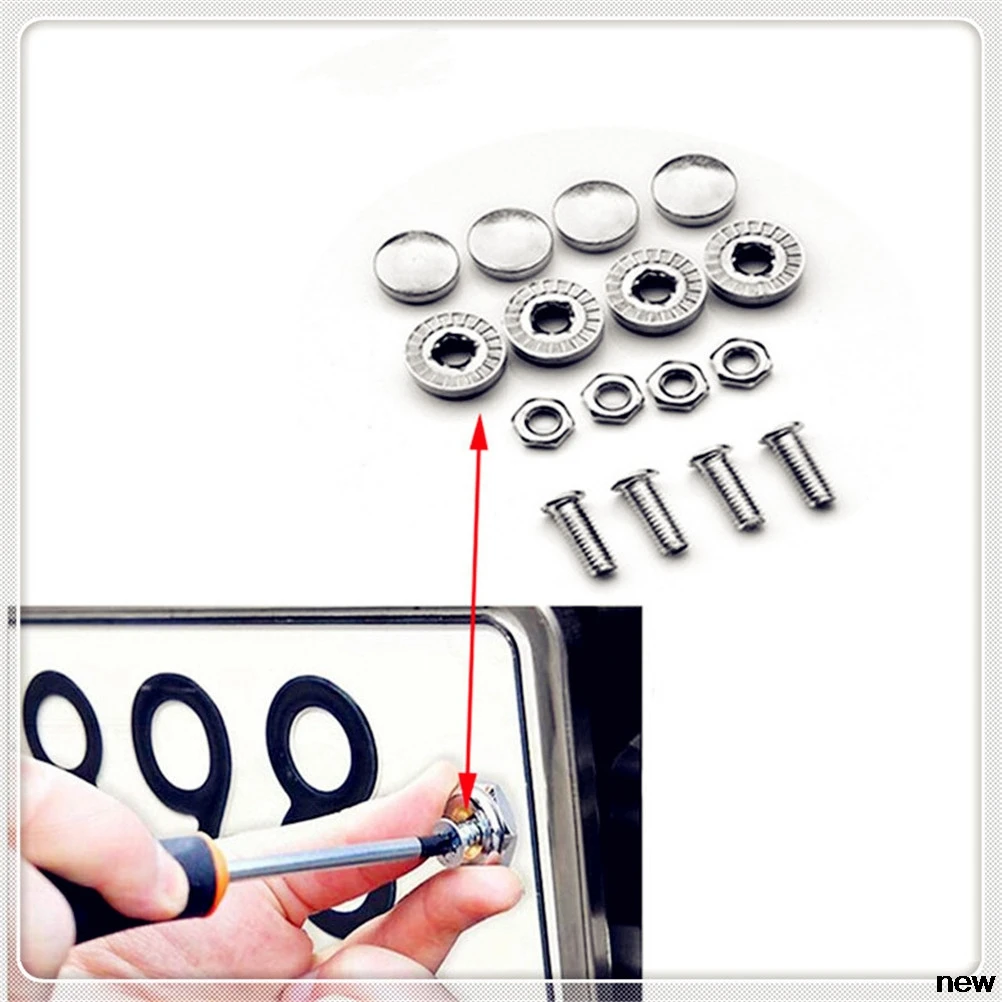 Болты для номерного знака автомобиля винты рамки Ford Focus MK2 MK3 MK4 kuga Escape Fiesta Ecosport Mondeo