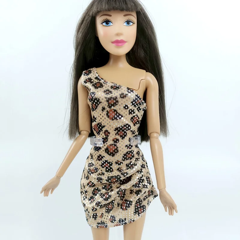Sexy Ladies Evening Party Gown Dress for Barbie Dolls Clothes Outfits Sets One-Shoulder Dresses 1/6 BJD Doll Accessories Kid | Игрушки и