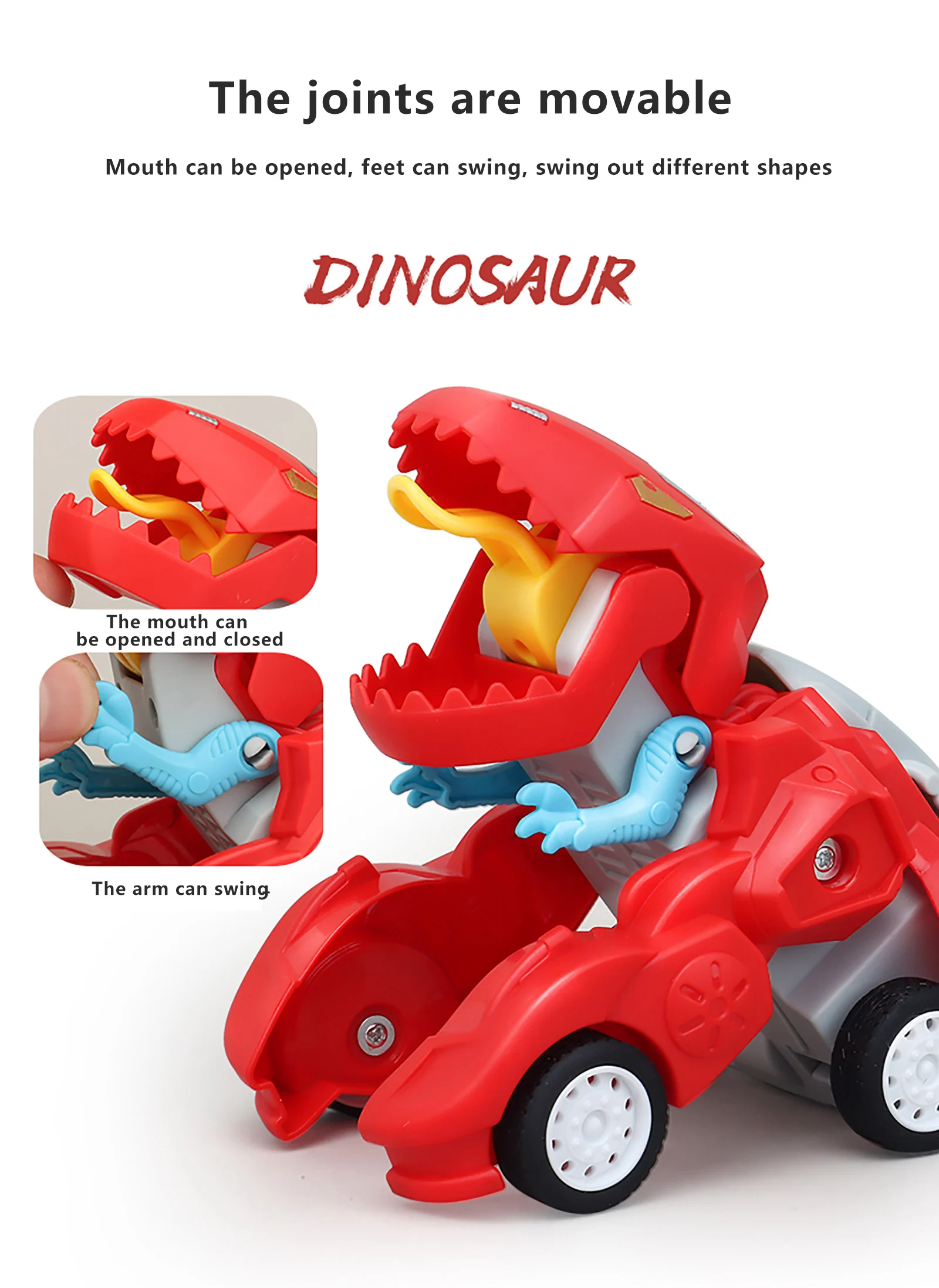 

Transforming Dinosaur Car Dinosaur Transform Car Educational Automatic Dino Dinosaur Transformer Toy Car for Kids 3+ Years Old