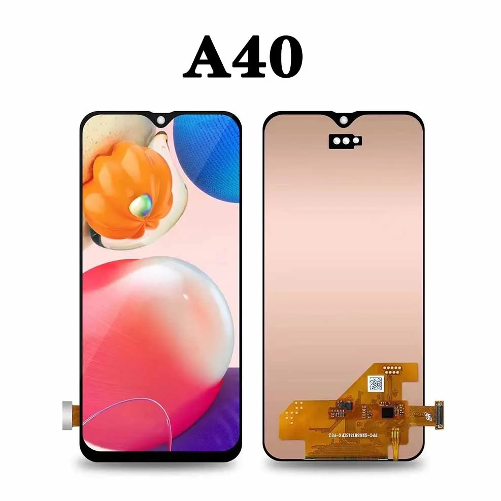 100% тест для Samsung A40 LCD 2019 A405 ЖК-дисплей сенсорный экран дигитайзер в сборе с рамкой