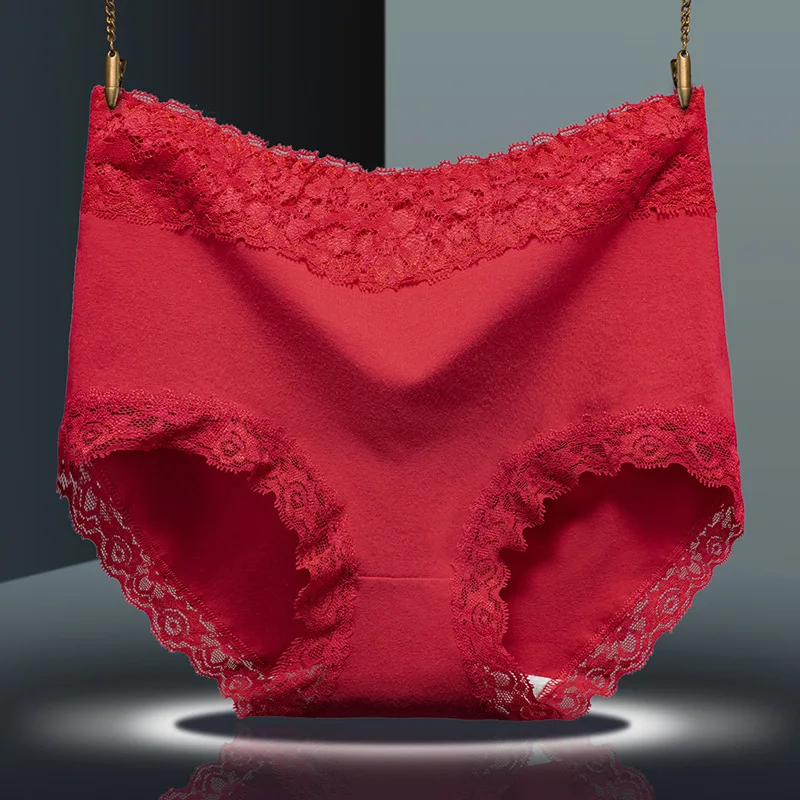 Женское нижнее белье трусы Бесшовные трусики для женщин размера плюс с высокой