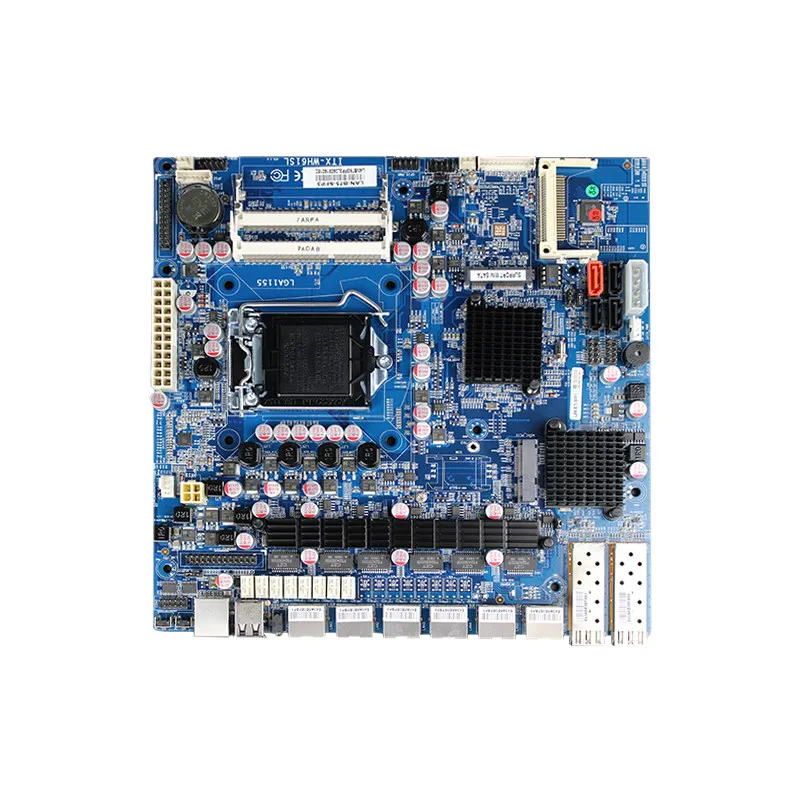 Intel Z87 Core I3 I5 I7 Xeon E3 6 LAN 2 SFP+ 10G 2U Firewall pfsense Mini PC minicomputer Rack type customized OEM ODM Mikrotik |