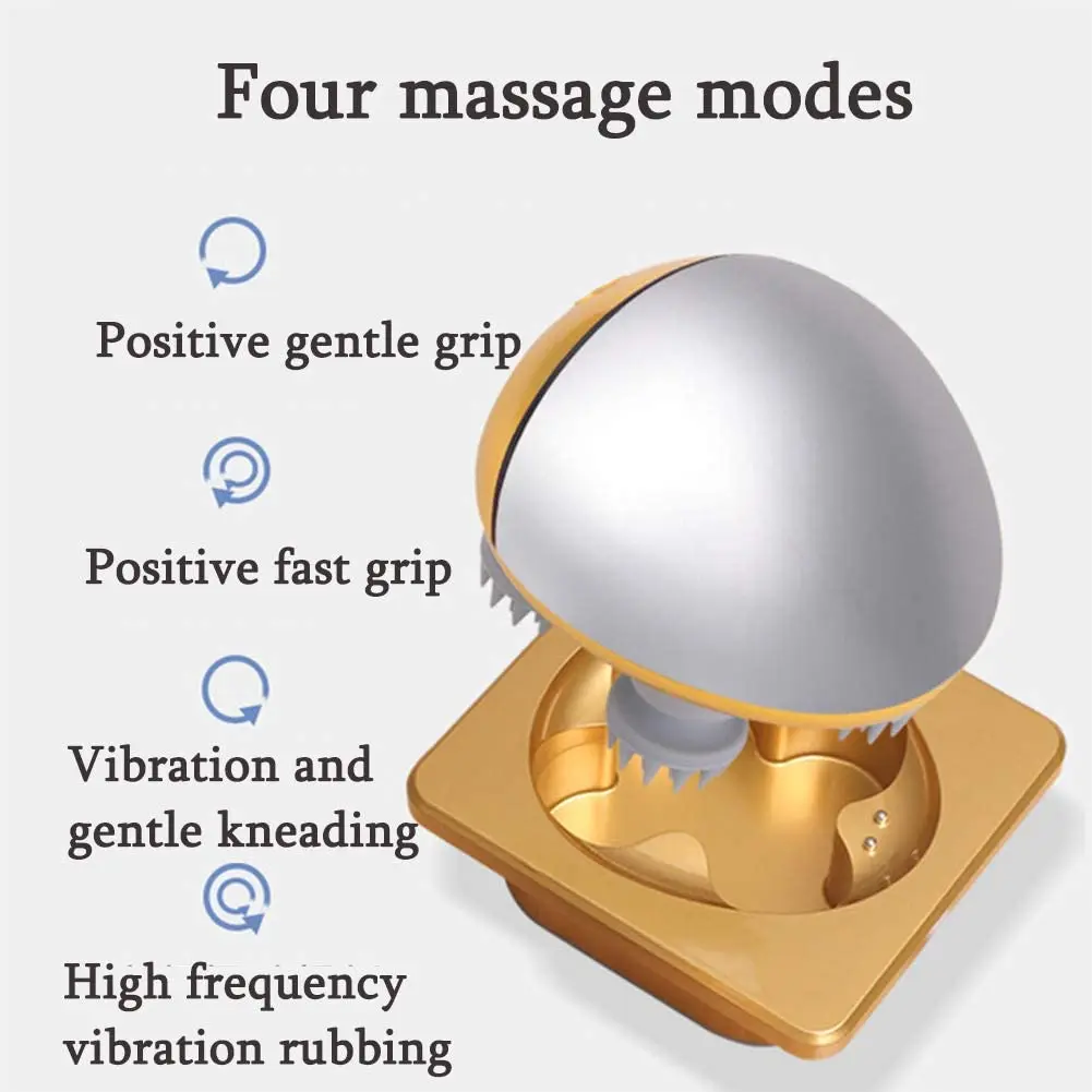 Массажер для головы 3D стерео Магнитный зарядный массажер тела беспроводной