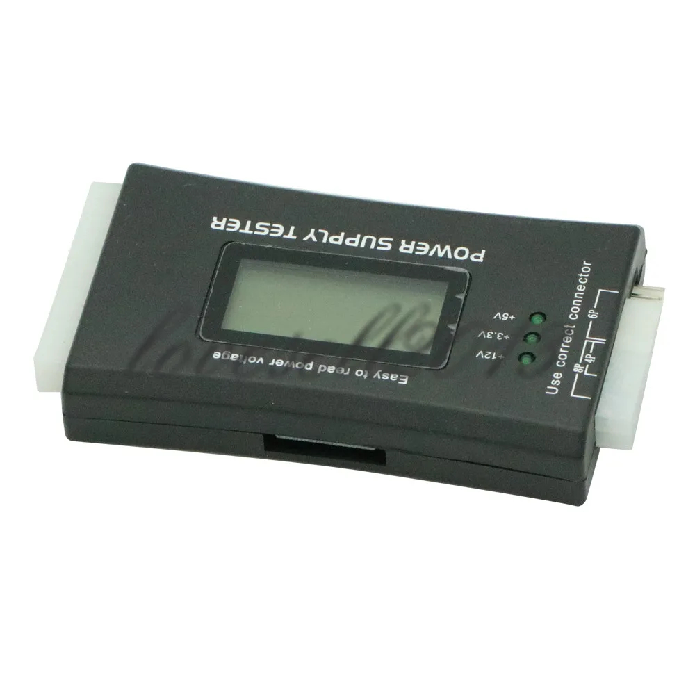 1 шт. Новый тестер электропитания 20 24 Pin Sata LCD PSU HD ATX BTX напряжения источник в