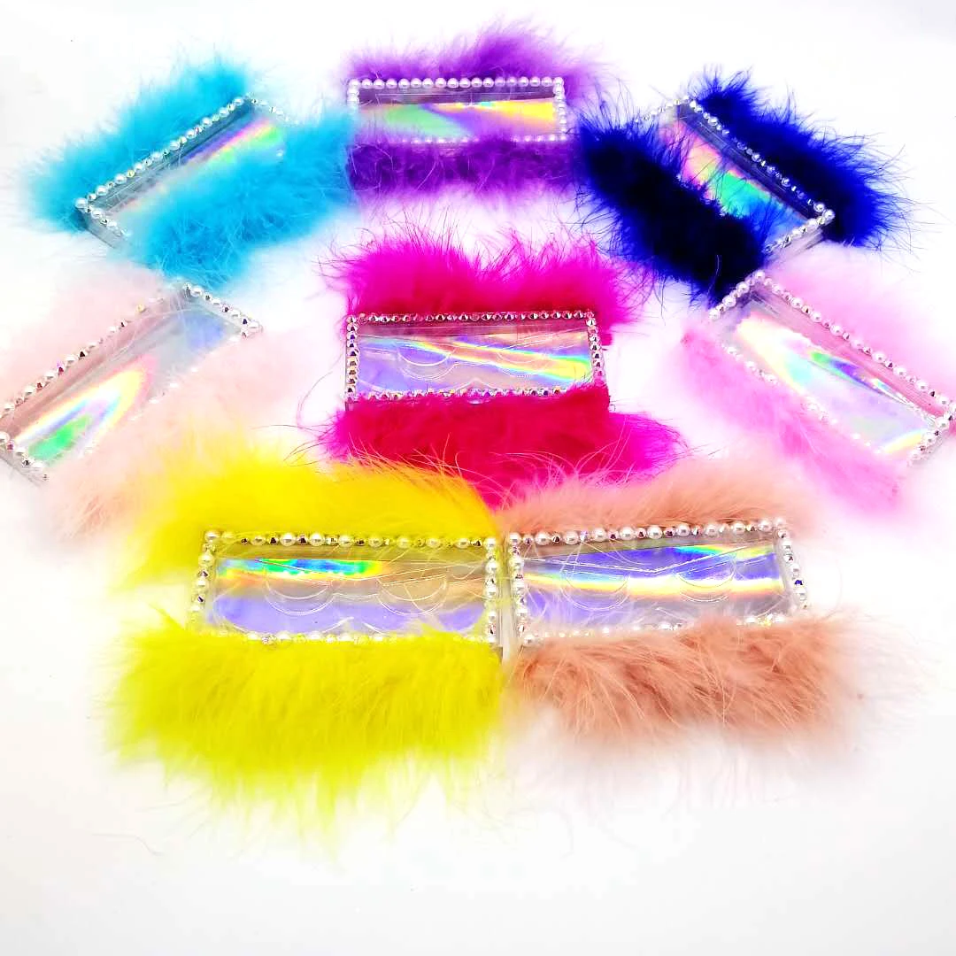 Оптовая продажа коробки для ресниц упаковочная коробка посылка угольная