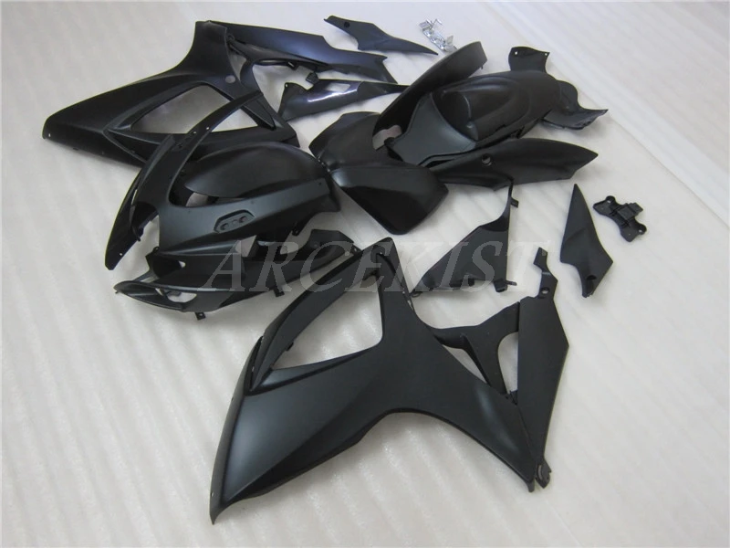 

New ABS Aftermarket Motorcycle Fairing kit Fit For Suzuki GSX-R 600 750 k6 k7 GSXR 2006 2007 06 07 Body set All black matte