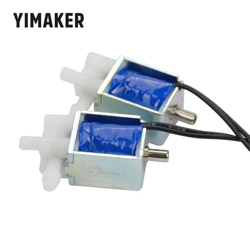 YIMAKER 2 шт. двухпозиционный трехпозиционный миниатюрный Соленоидный клапан