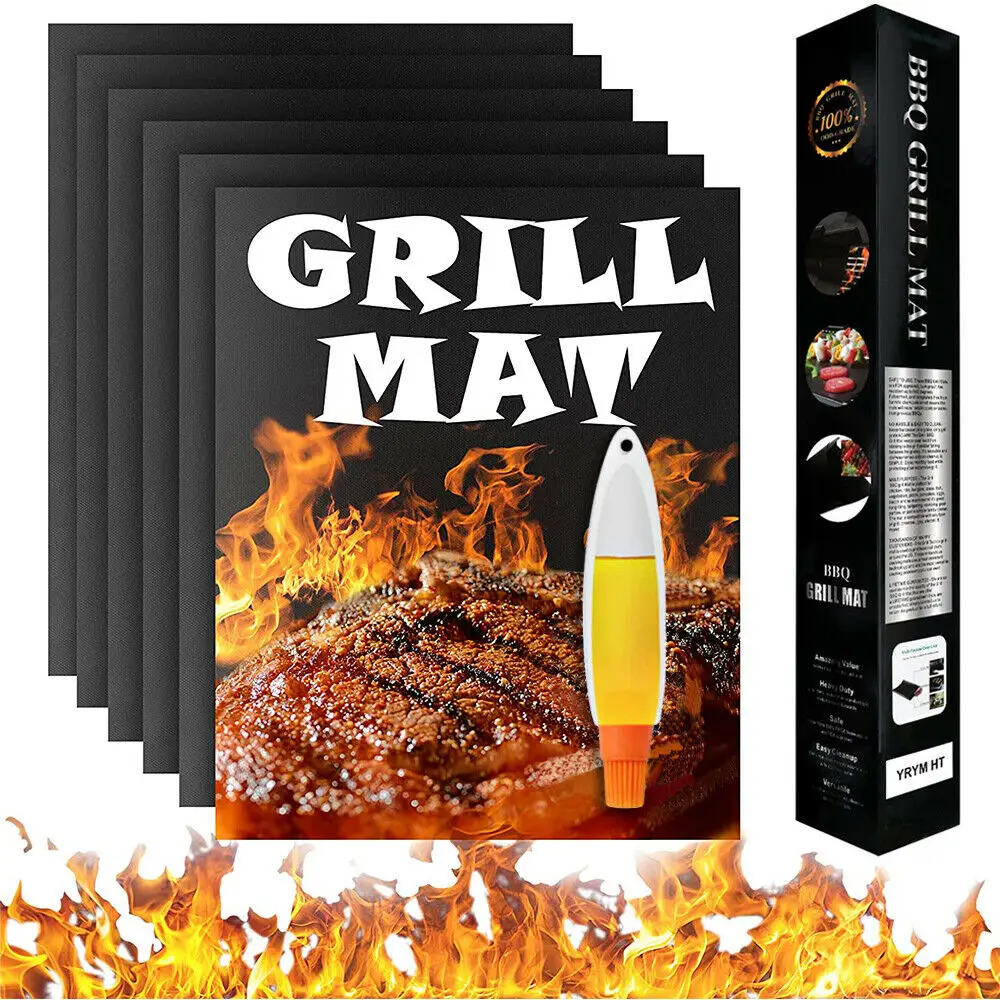 6 шт. антипригарные коврики для барбекю 40 х33 см |