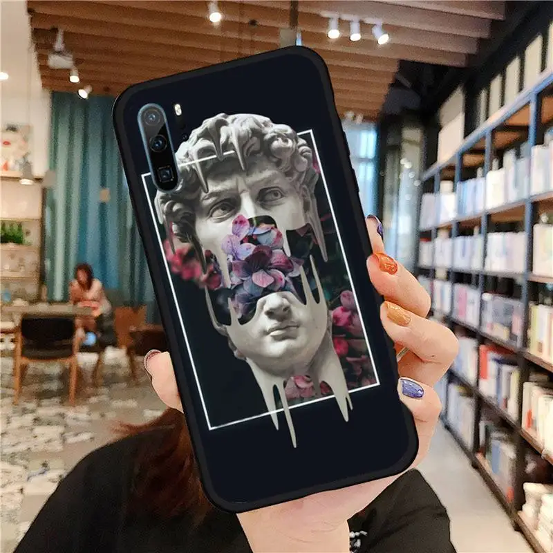 

Aesthetic Renaissance Sculpture Art Phone Case For huawei p30 p40 p20 lite pro p smart 2019 2020 nova 6 7 se pro 5t coque